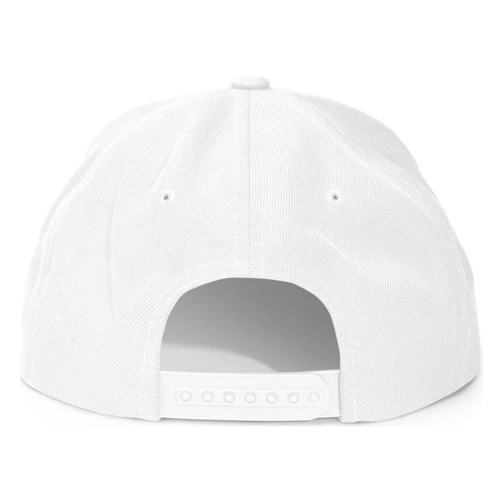 White, back view