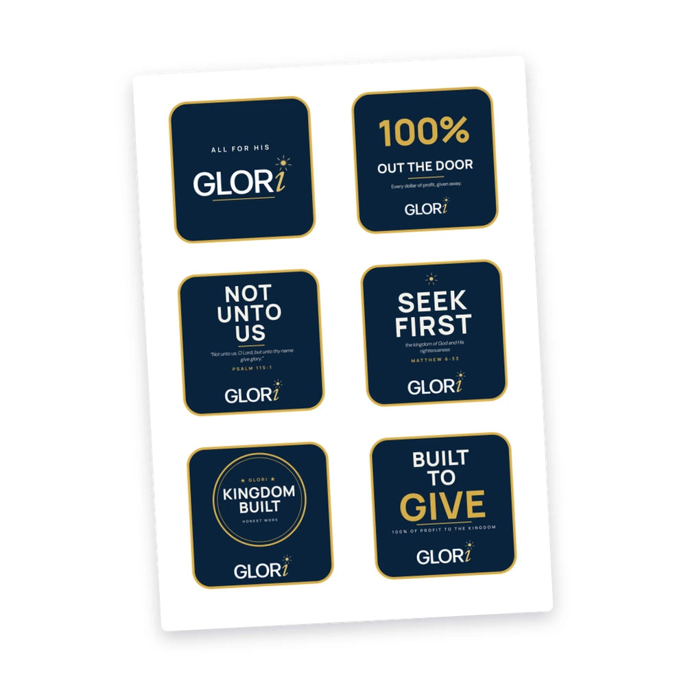 Laptop Sticker Sheet — Brand Verses