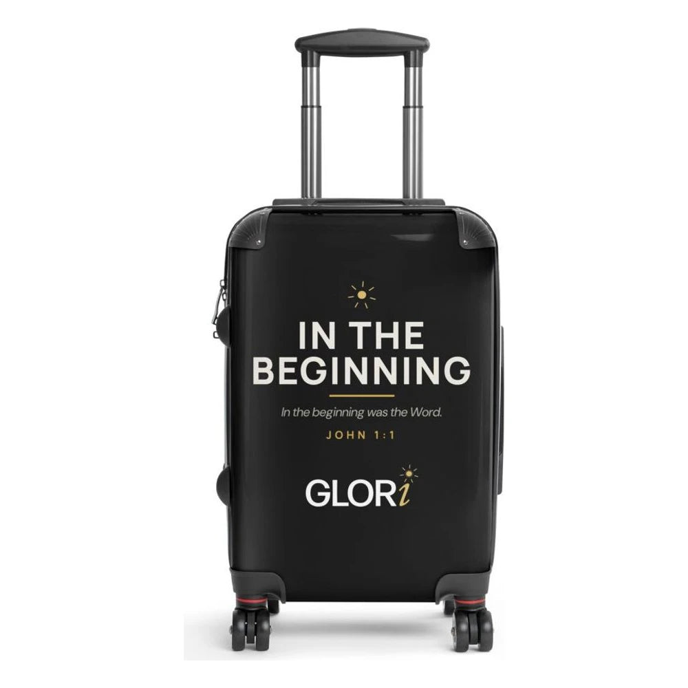 Carry-On Suitcase — In the Beginning — Black