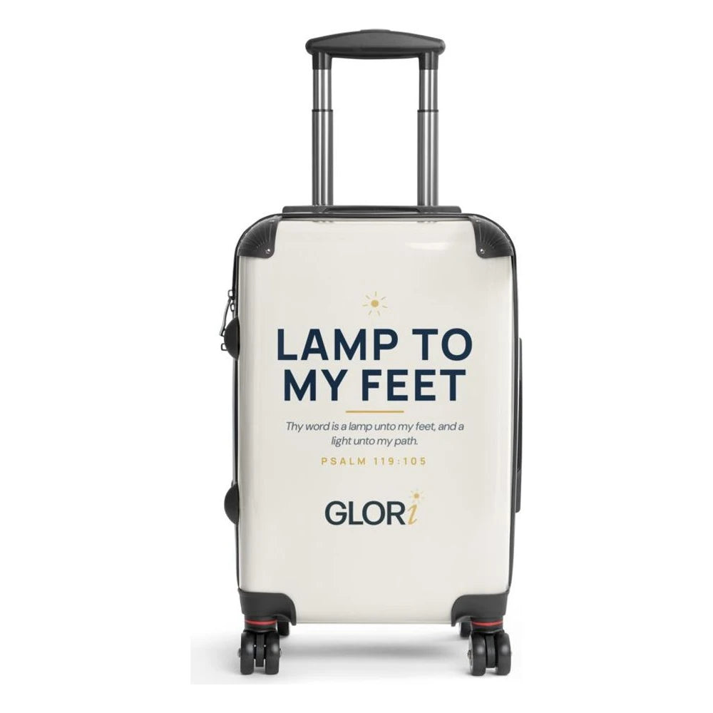 Carry-On Suitcase — Lamp to My Feet — Cream