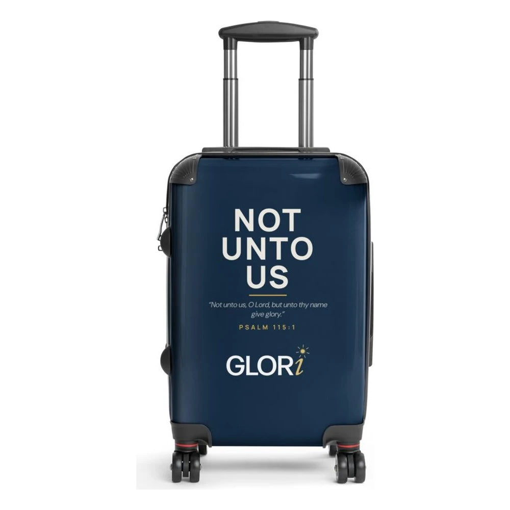 Carry-On Suitcase — Not Unto Us — Navy