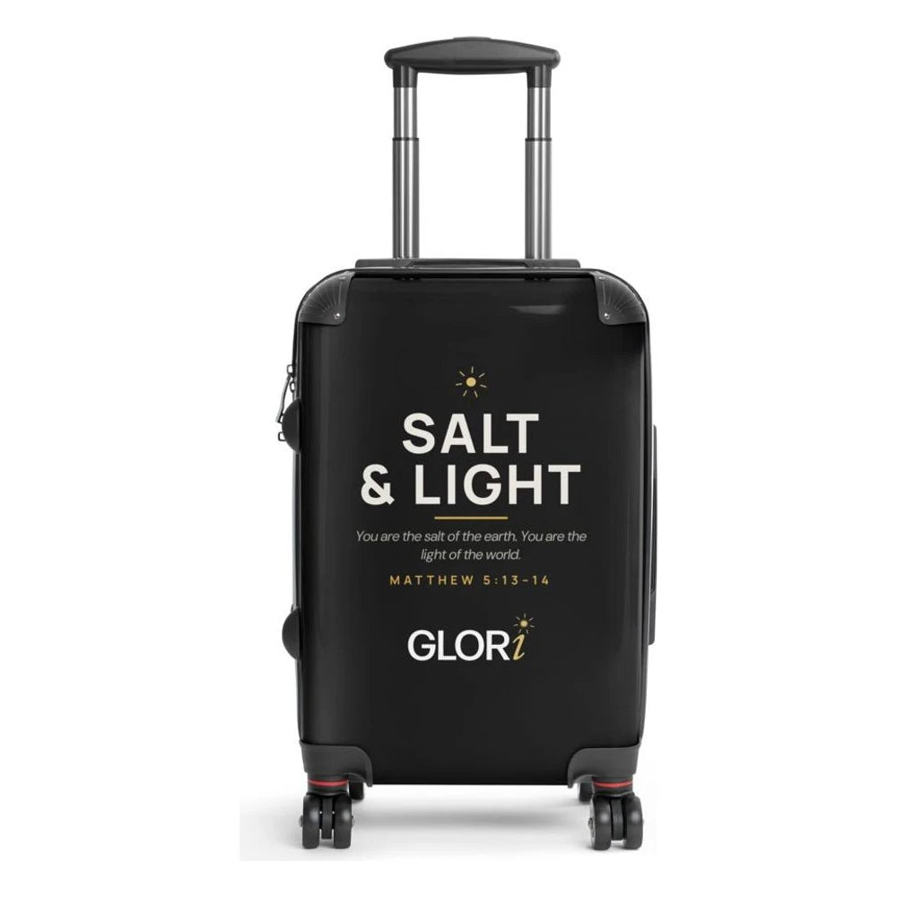 Carry-On Suitcase — Salt and Light — Black