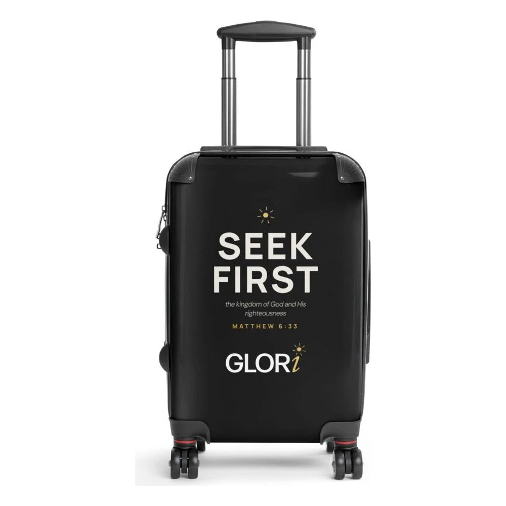 Carry-On Suitcase — Seek First — Black