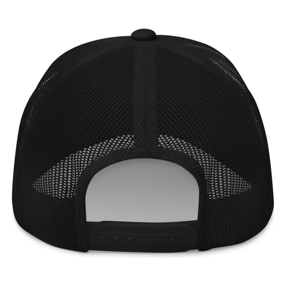 Black, back view