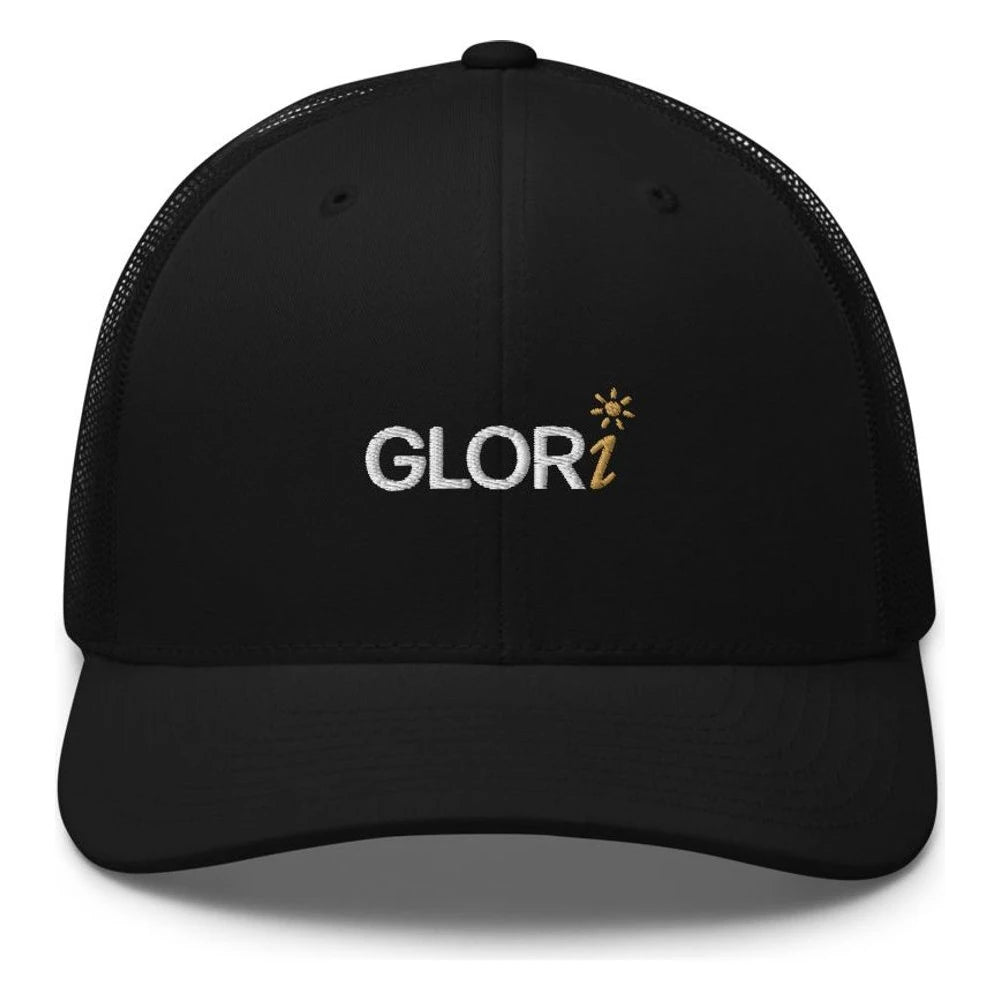 Black, front view
