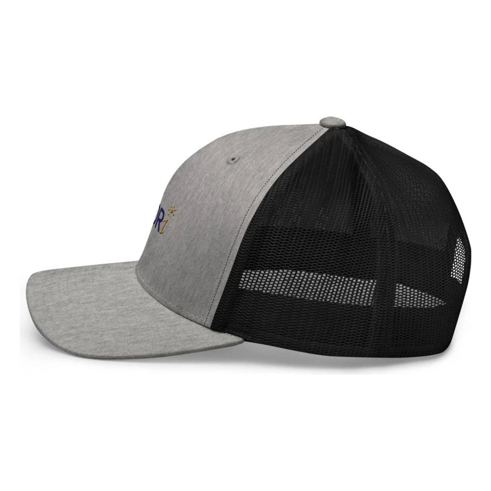 Heather/ Black, left side view