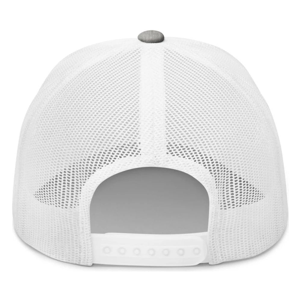 Heather Grey/White, back view