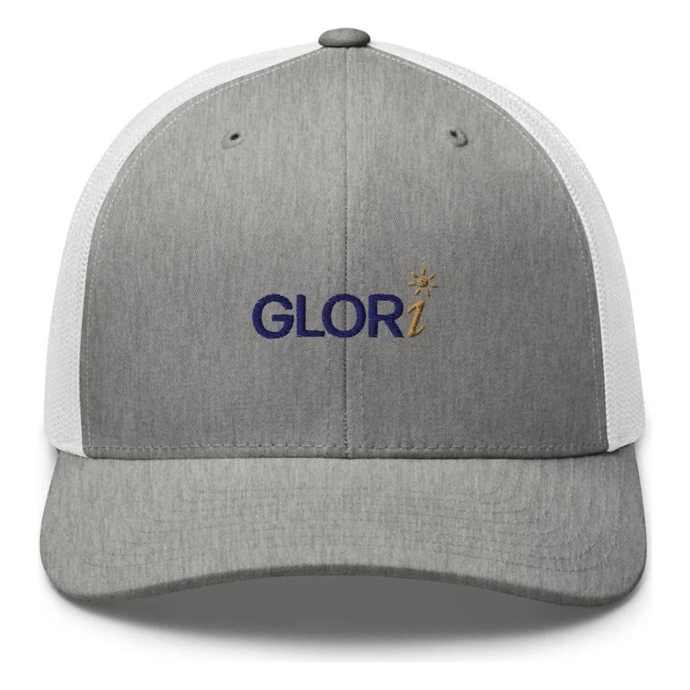 Heather Grey/White, front view