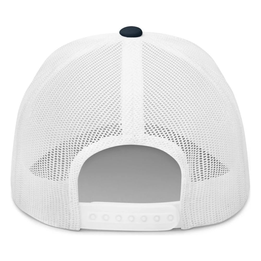 Navy/ White, back view