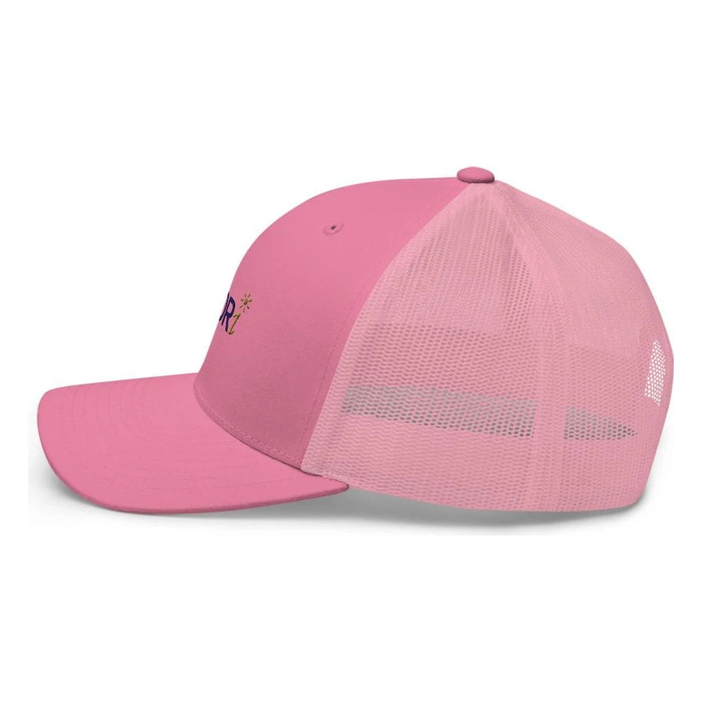 Pink, left side view