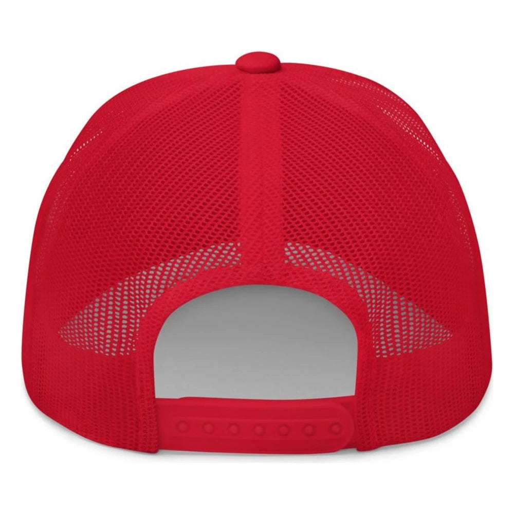 Red, back view