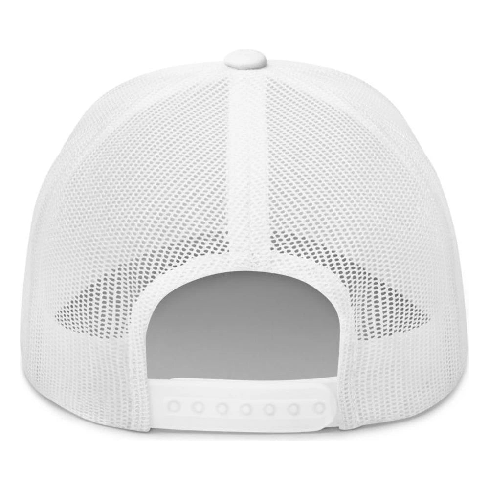 White, back view