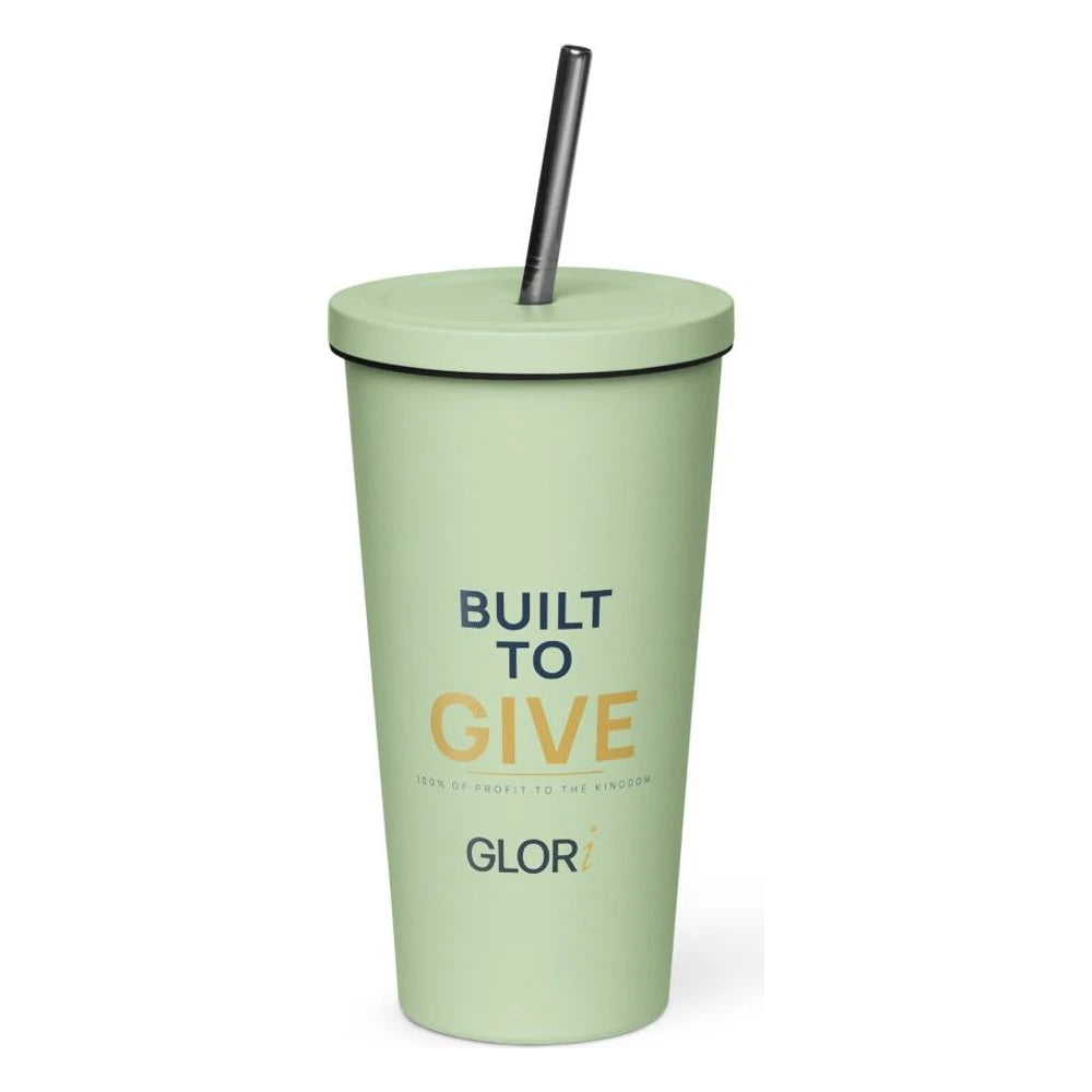Insulated Tumbler, 20 oz — Built to Give — Mint