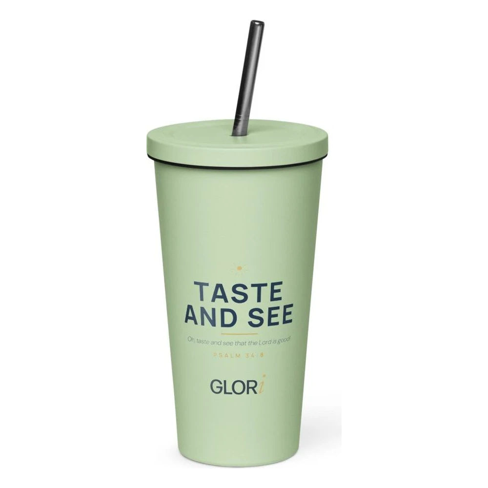 Insulated Tumbler, 20 oz — Taste and See — Mint