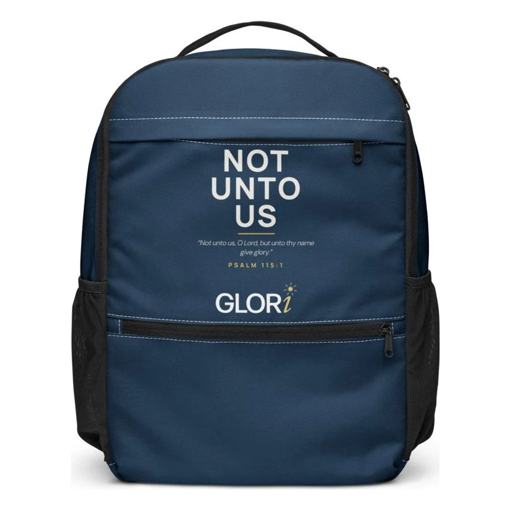 Utility Backpack — Not Unto Us — White